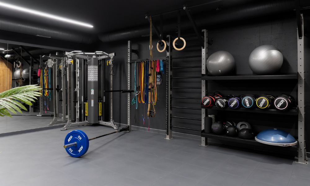 Ukázka podlahy v garáži