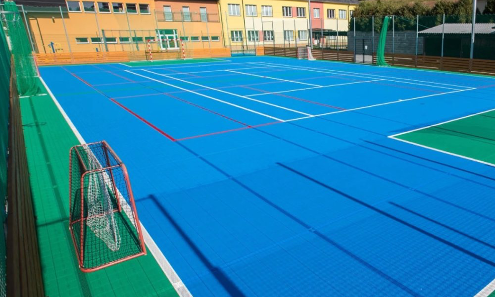 Ukázka podlahy v garáži