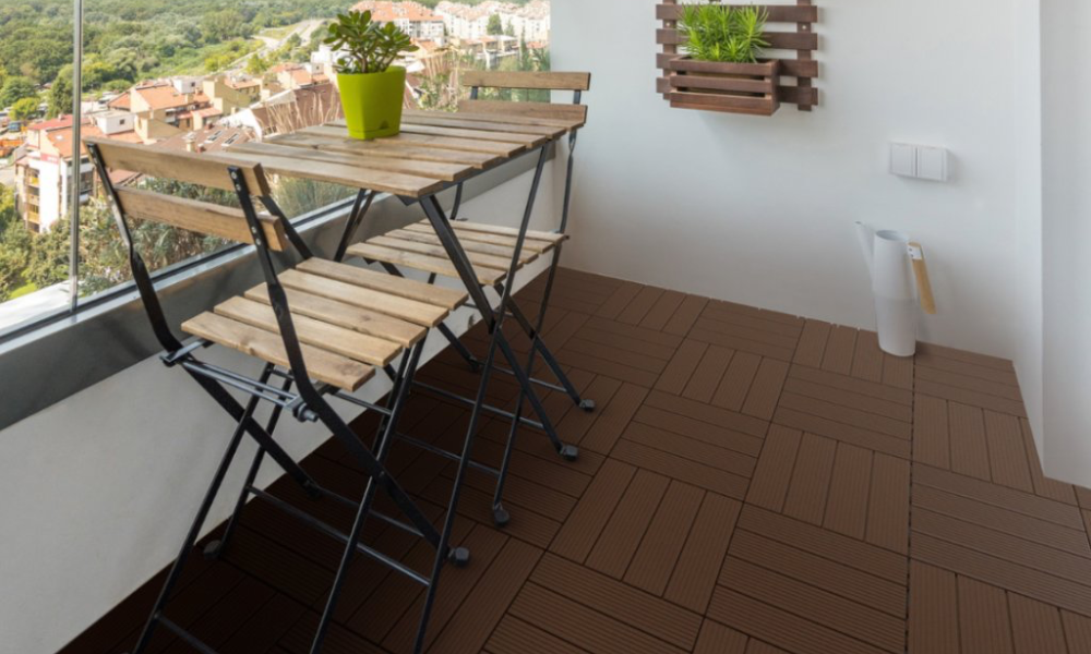 Ukázka podlahy v garáži