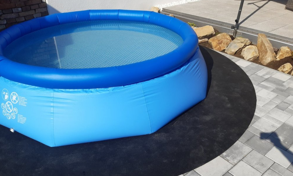 Ukázka podlahy v garáži